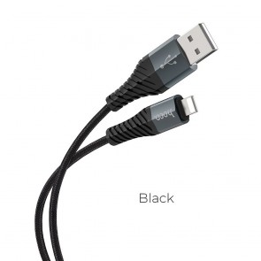 HOCO COOL charging data cable for iPhone Lightning 8-pin X38 1 metr black