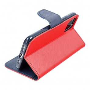 Fancy Book case for SAMSUNG A03S red / navy