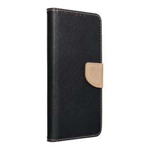 Fancy Book case for SAMSUNG A03S black / gold