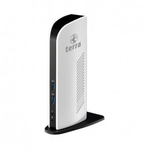 TERRA MOBILE Dockingstation 732 USB-A/C Dual Display inkl.5V/4A Netzteil, USB-A/C Kabel zu Notenooks