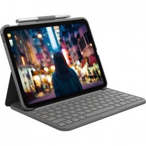 Logitech Slim Folio Keyboard for Apple iPad 10.9 graphite QWERTZ DE