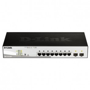 D-Link Switch DGS-1210-08P/E 8xGBit/2xSFP 19" Managed PoE