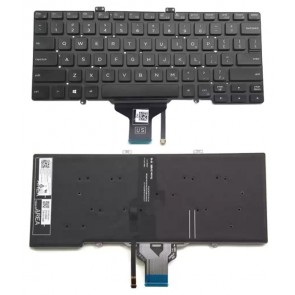 Πληκτρολόγιο για Dell Latitude 7400/5400 KEY-111 με backlight, μαύρο