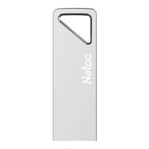 NETAC USB Flash Drive U326, 64GB, USB 2.0, ασημί