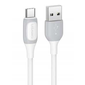 USAMS καλώδιο USB-C σε USB US-SJ596, 3A, 1m, λευκό