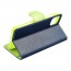 Fancy Book case for SAMSUNG A13 4G navy / lime #1
